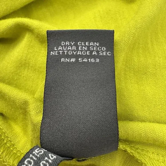 Vince Camuto Sleeveless Ruched Dress XS Key Lime Dopamine Cocktail Summer Spring - Picture 8 of 8